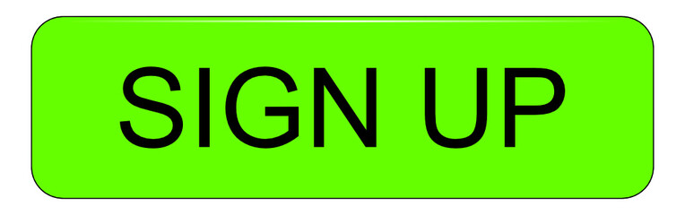 Sign up Button on white background - illustration