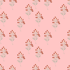 Watercolor background picture Wild flowers