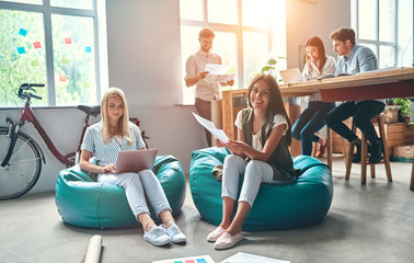 Business people working