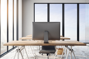 Modern office workplace