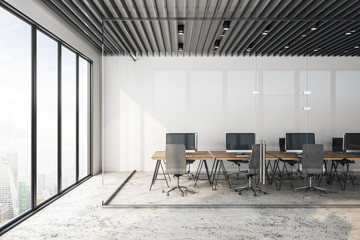 Contemporary coworking officeinterior