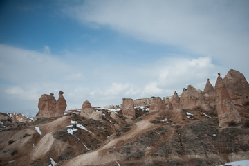 Kapadokya'da kaya şekilleri