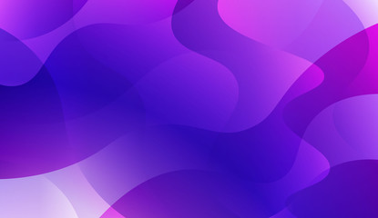 Blurred Decorative Design In Abstract Style With Wave, Curve Lines. For Creative Templates, Cards, Color Covers Set. Vector Illustration with Color Gradient.