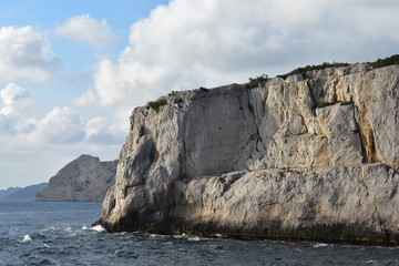 rock in the sea