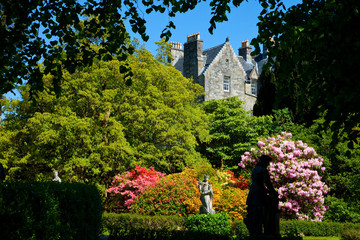 Jardines castillo Torosay. Isla de Mull. Inner Hebrides, Scotland. UK