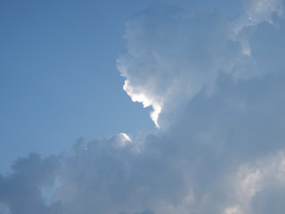 blue sky with clouds background