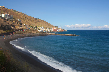 Fototapeta na wymiar La Nea beach on the island of Tenerife, Canary Islands, Spain