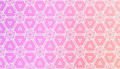 Vector Design. Illustration With Triangles Line. Modern Decorative Background. Pastel gradient color