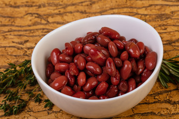 Baked red kidney