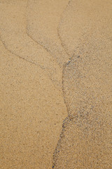 Sand Patterns (Diseños naturales en la arena). Dhail Mor Beach. Lewis island. Outer Hebrides....