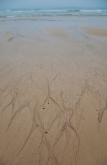 Sand Patterns (Diseños naturales en la arena). Dhail Mor Beach. Lewis island. Outer Hebrides. Scotland, UK
