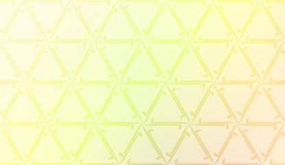 Modern pattern with curved line. Triangles, line, geometric elements. Vector illustration. Design for flyer, wallpaper, presentation, paper. Gradient color