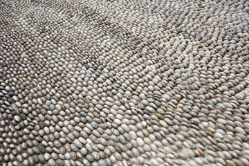 Oval stone pathway