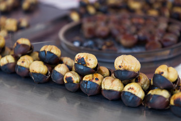 Fresh roasted chesnuts