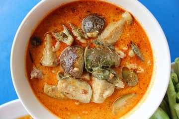 The young man has a beard on his face