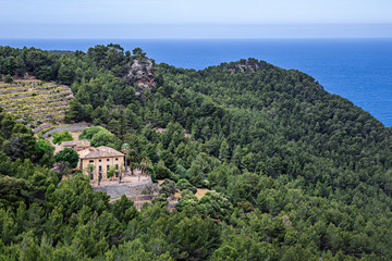 Fototapeta premium Sierra de Tramuntana mountains on Mallorca island
