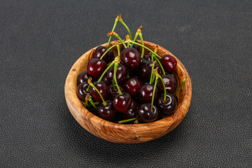 Ripe sweet tasty cherry  berry