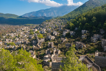 The abandoned Greek Village of Kayakoy, Turkey.