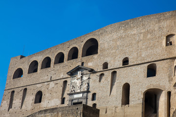 External walls of the Castel Sant Elmo in Naples