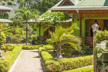 A Bungalow In Hotel At Tropical Beach