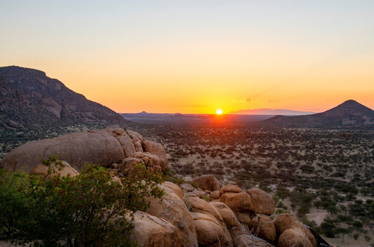 von namib in game park in namibia
