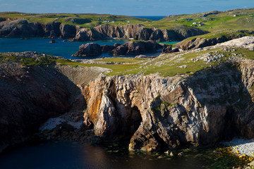 Paisaje Costero (Coastal Landscape). Lag Ma Leatha. Southwest Lewis island. Outer Hebrides....