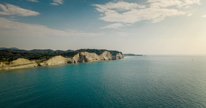 Logas beach cliffs, Greece