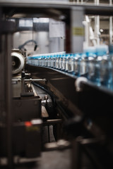 Bottling plant - Water bottling line for processing and bottling pure mineral carbonated water into bottles.