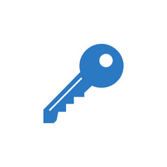 Key related vector glyph icon. Isolated on white background. Vector illustration.