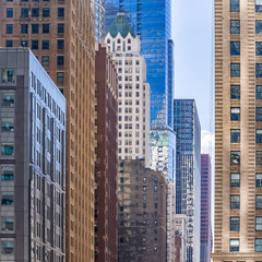 Fototapeta na wymiar Chicago building skyline