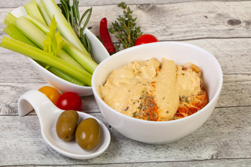 Vegan cuisine - Humus