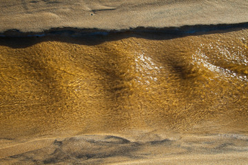 Detalles de arena y agua (Sand and water features). Playa Dail Beag Beach. Lewis Island. Outer...
