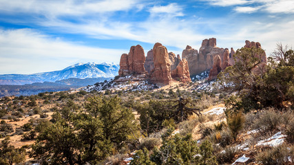 Arches Winter View