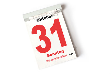 31. Oktober 2021 Reformationstag