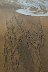 Diseños de arena (Sand Patterns). Playa Dail Beag Beach. Lewis Island. Outer Hebrides. Scotland, UK