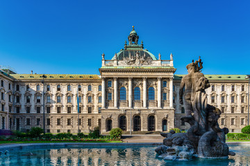 Fototapeta na wymiar Palace of Justice - Justizpalast in Munich, Bavaria, Germany