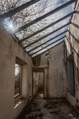  Ruins of an old Landhouse Views around the Caribbean island of Curacao