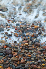 Diseños de agua y roca (Stones and water features). Playa Dail Beag Beach. Lewis Island. Outer...