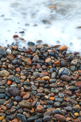 Diseños de agua y roca (Stones and water features). Playa Dail Beag Beach. Lewis Island. Outer...
