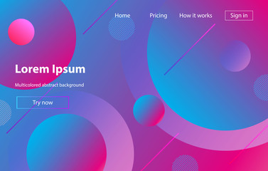 Liquid color background design. Fluid gradient shapes composition. Futuristic design posters.