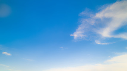 Naklejka na ściany i meble Sky with some clouds. Clear. Nice weather. Light clouds. 01