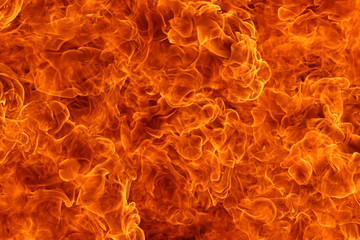 The explosion of fire at full frame is hot. © Prasong Takham
