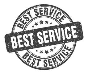best service stamp. best service round grunge sign. best service