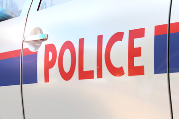 Police car door - accident/ crime news/ breaking news - India © PX Media