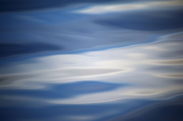 Abstract image created by waves on the water