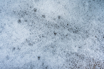 Bubbles foam white washing shower