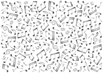 音符の背景イメージ素材
