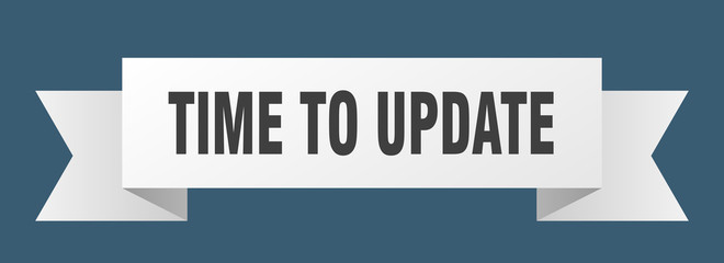 time to update