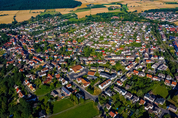 Bad Emstal in Hessen aus der Luft