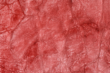Fototapeta premium Watercolor red background on paper. Abstract illustration . Design element.